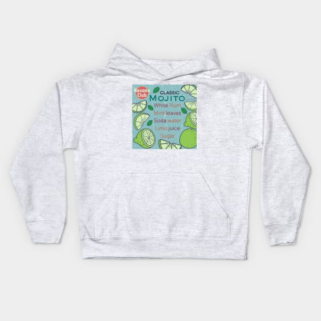 Mojito Kids Hoodie by EV Visuals